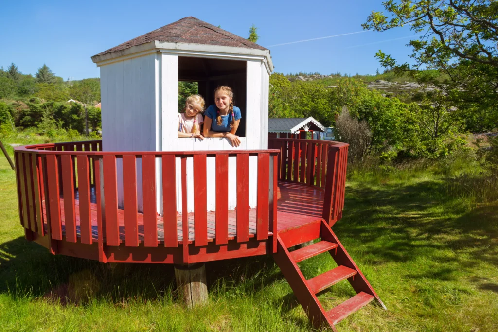 cabane jardin enfant