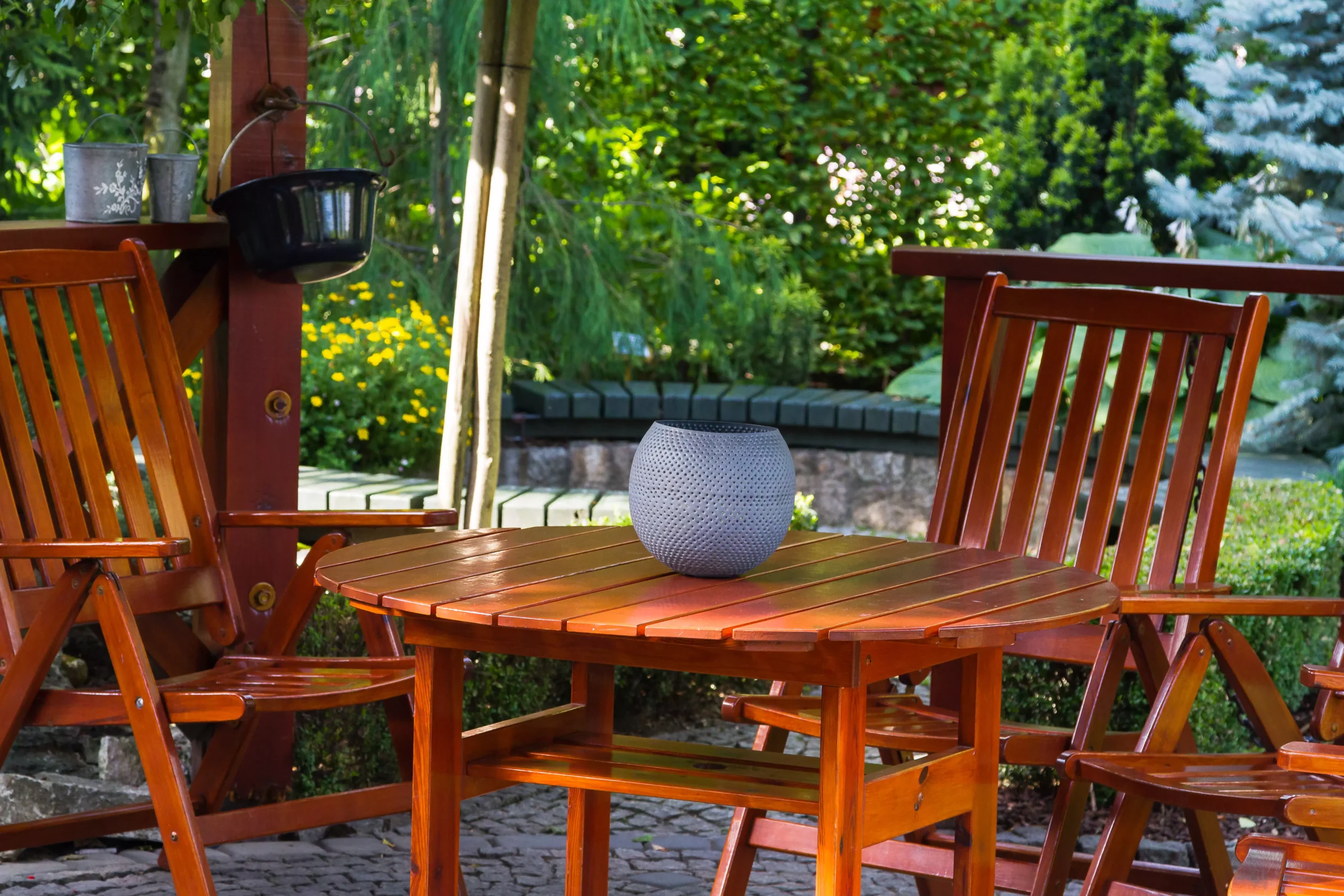 salon de jardin bois