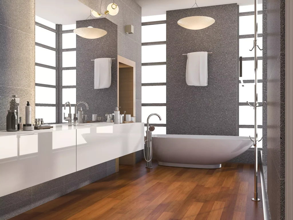parquet de salle de bain