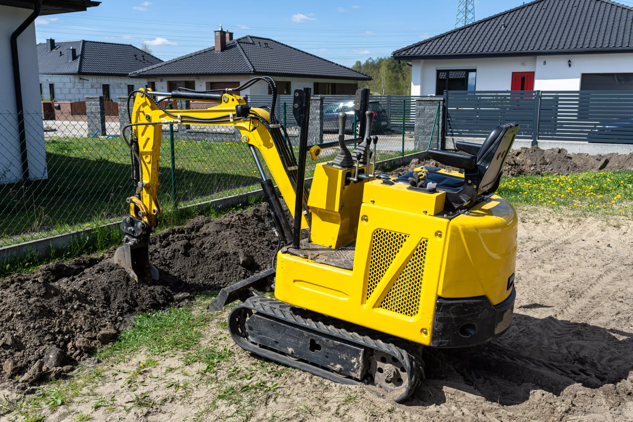 mini engin de chantier