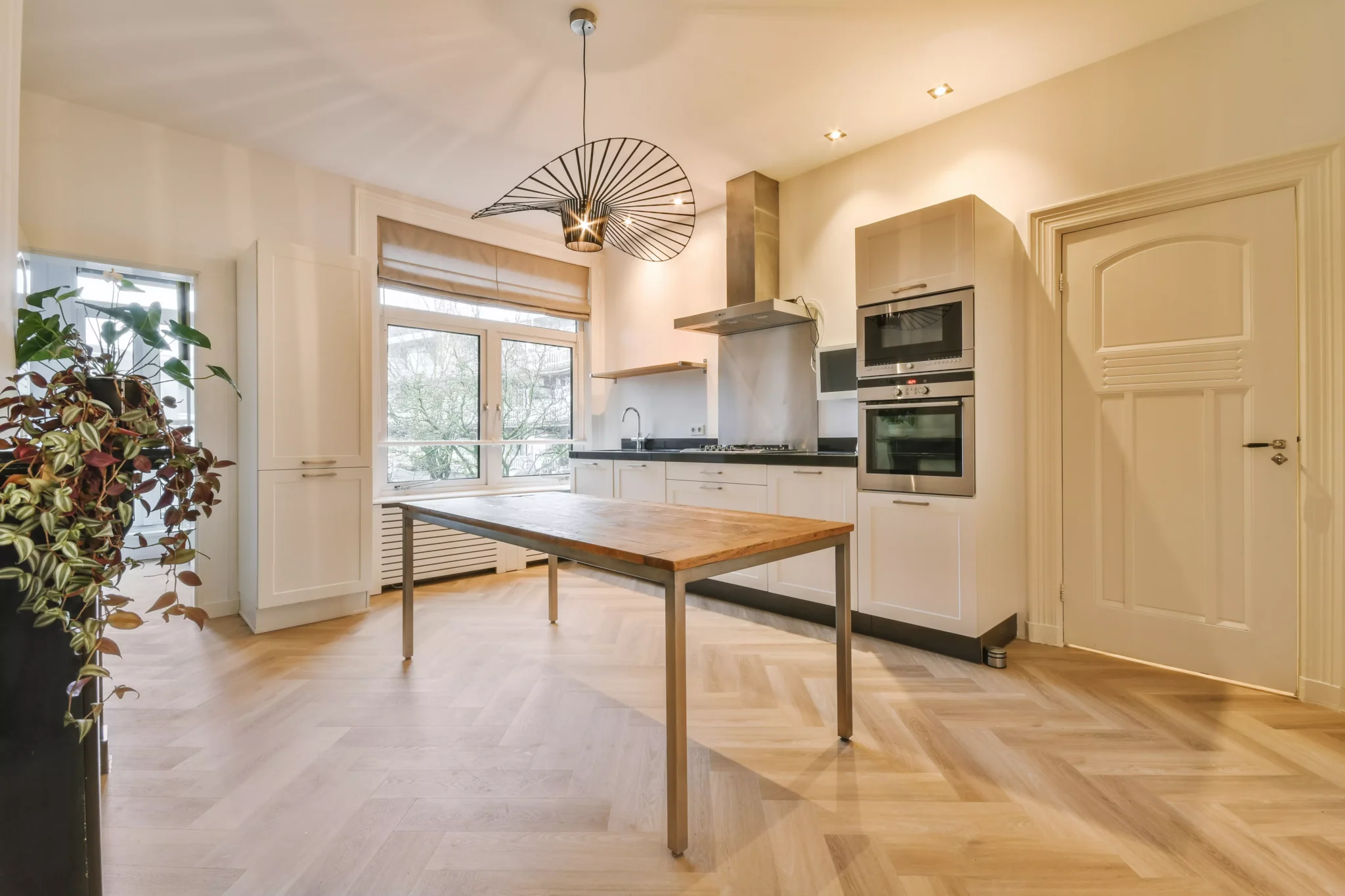 parquet dans la cuisine