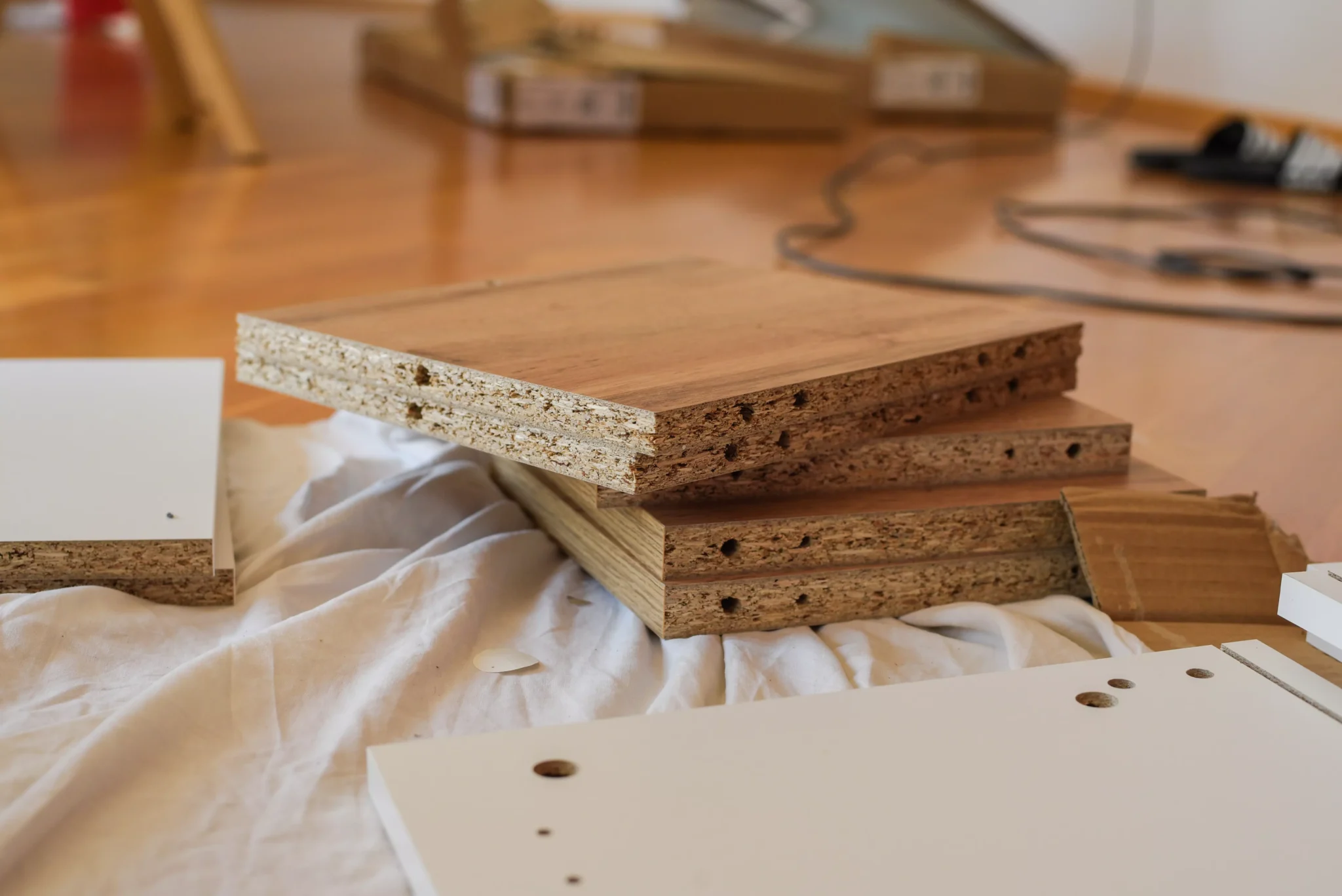 plancher en aggloméré